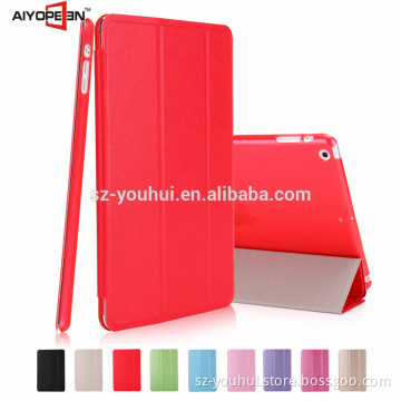 High Quality Silk pattern flip leather case for iPad mini 1/2/3 folder 3 Tablet case